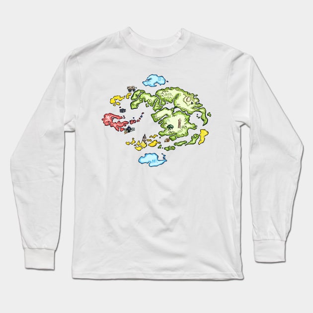 Avatar Map Long Sleeve T-Shirt by simplistictees